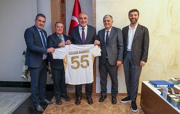 Samsunspor Başkanı İbrahim Sandıkçı'ya ziyaret – SPOR