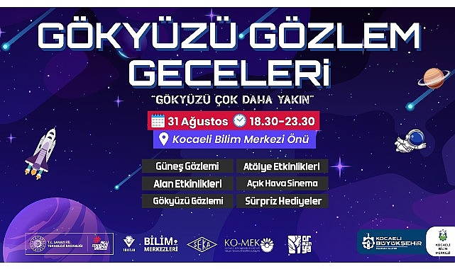 Gökyüzü Gözlem Geceleri başlıyor – GÜNDEM