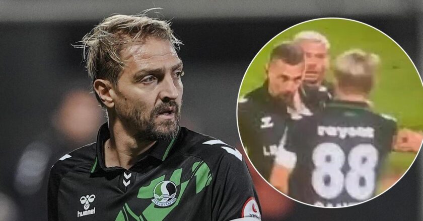 Takım arkadaşını tokatlayan Caner Erkin ilan edildi