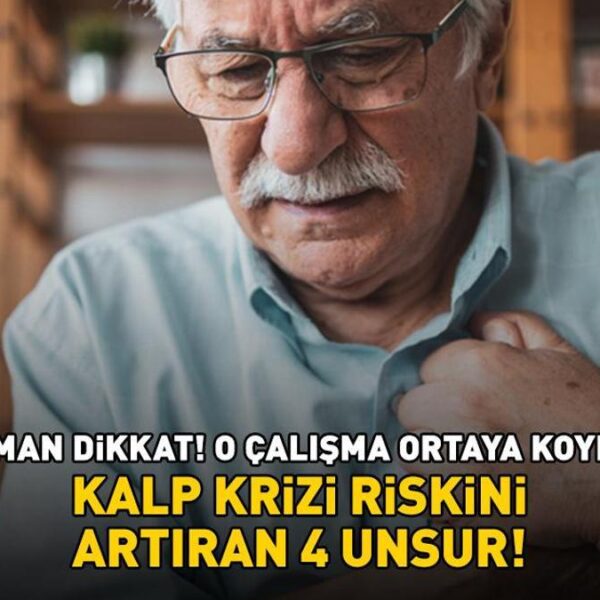 KALP RİSKİNİ ARTIRAN 4 FAKTÖR! Dikkat! O araştırma ortaya çıkardı!